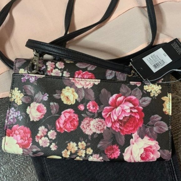 Tahari Flower‎ Print Crossbody NWT - Picture 2 of 6
